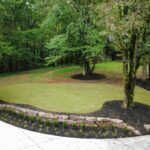 Fresh sod and turf installation by Apex Outdoors in North Georgia, enhancing outdoor living spaces and curb appeal