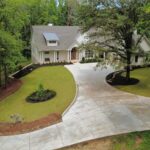 Fresh sod and turf installation by Apex Outdoors in North Georgia, enhancing outdoor living spaces and curb appeal